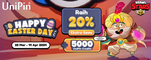 Rayakan Hari Raya Easter – Top Up Gems #PakeUniPin – Raih 20% Gems + 5,000 UniPin Credits Tanpa Batas!